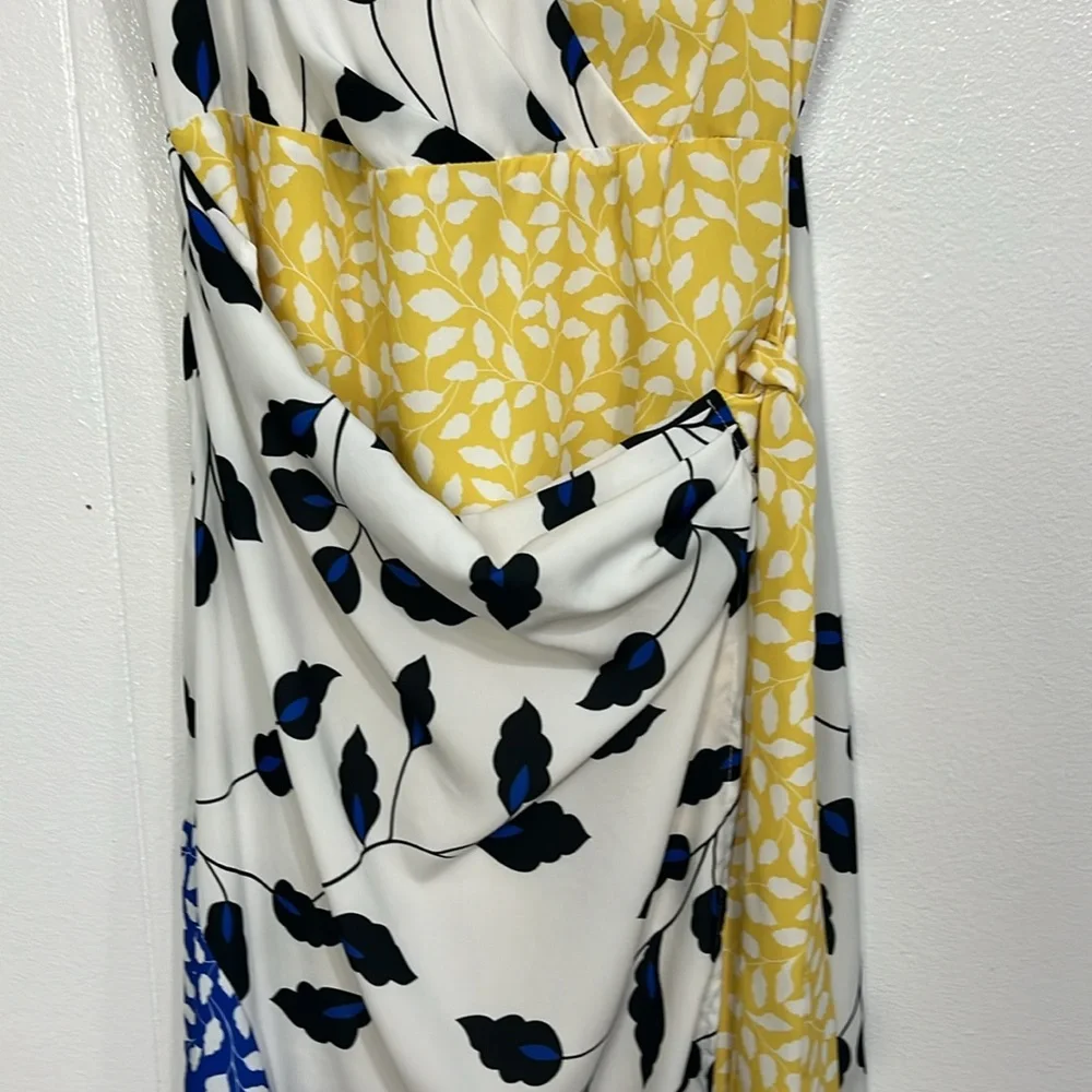Yumi Kim Yellow and Blue Wrap Dress - Picture 8 of 14